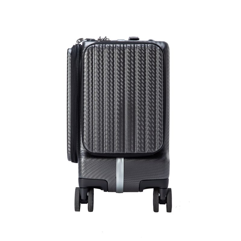 皇冠CROWN拉杆箱C-D5301H/20&rdquo;  PC+ABS 单位：个 铁灰色 20寸